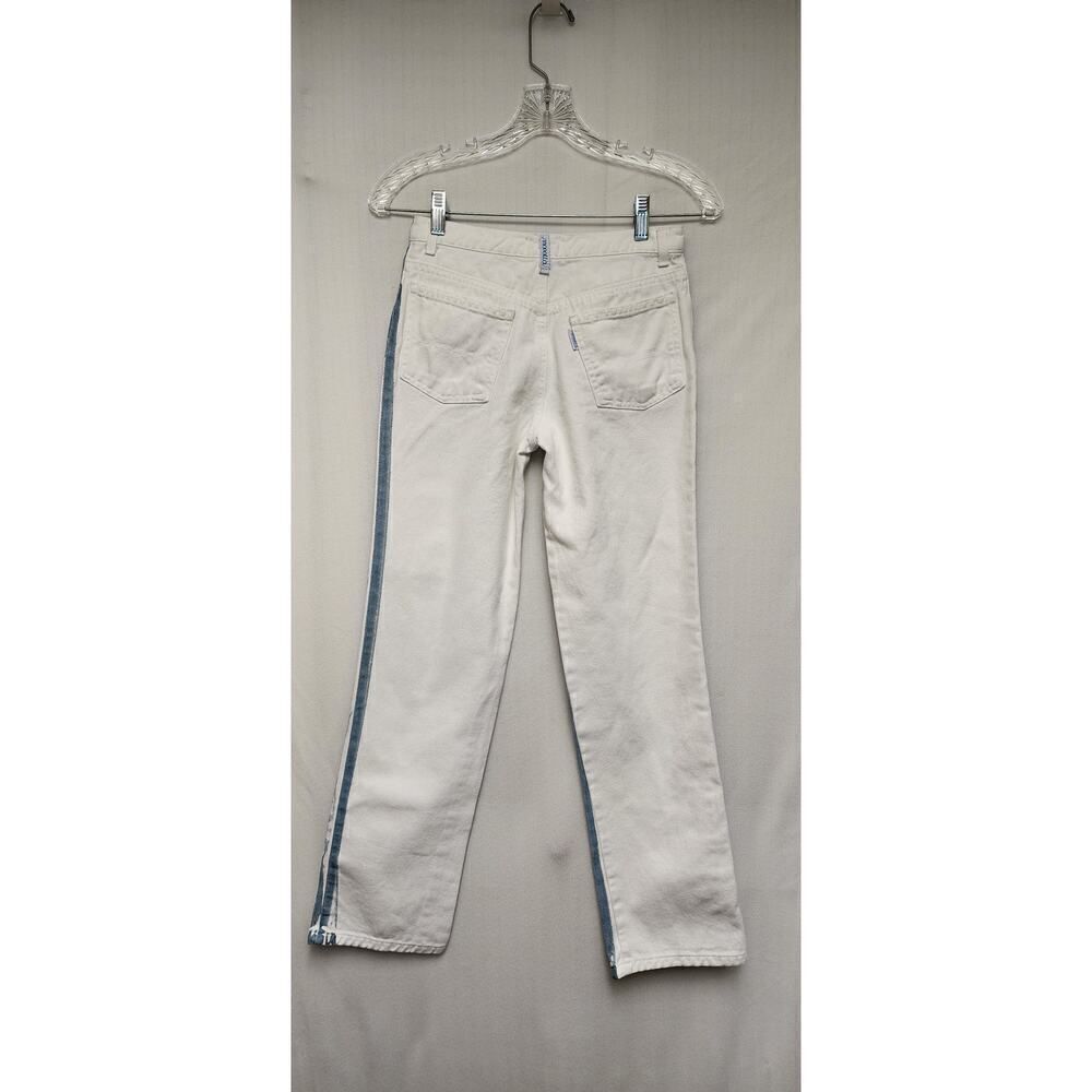 Vintage Jeans By Simonetta Boot-Cut Colorblock Denim Jeans Size EUR12/US Small - Picture 2 of 5